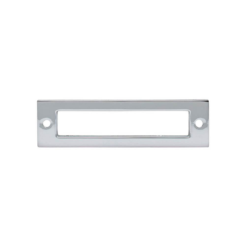 Top Knobs - Hollin Backplate 3 3/4 Inch Polished Chrome - Polished Chrome