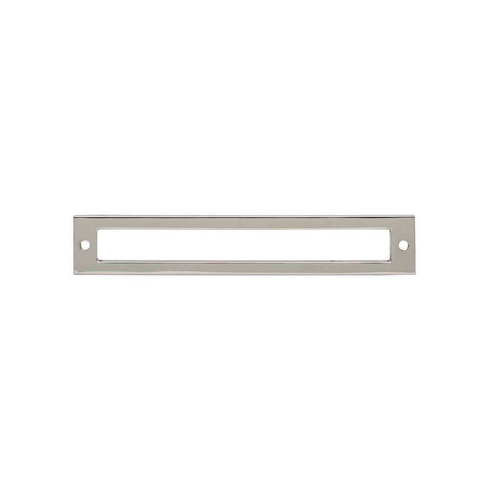 Top Knobs - Hollin Backplate 6 5/16 Inch Polished Nickel - Polished Nickel