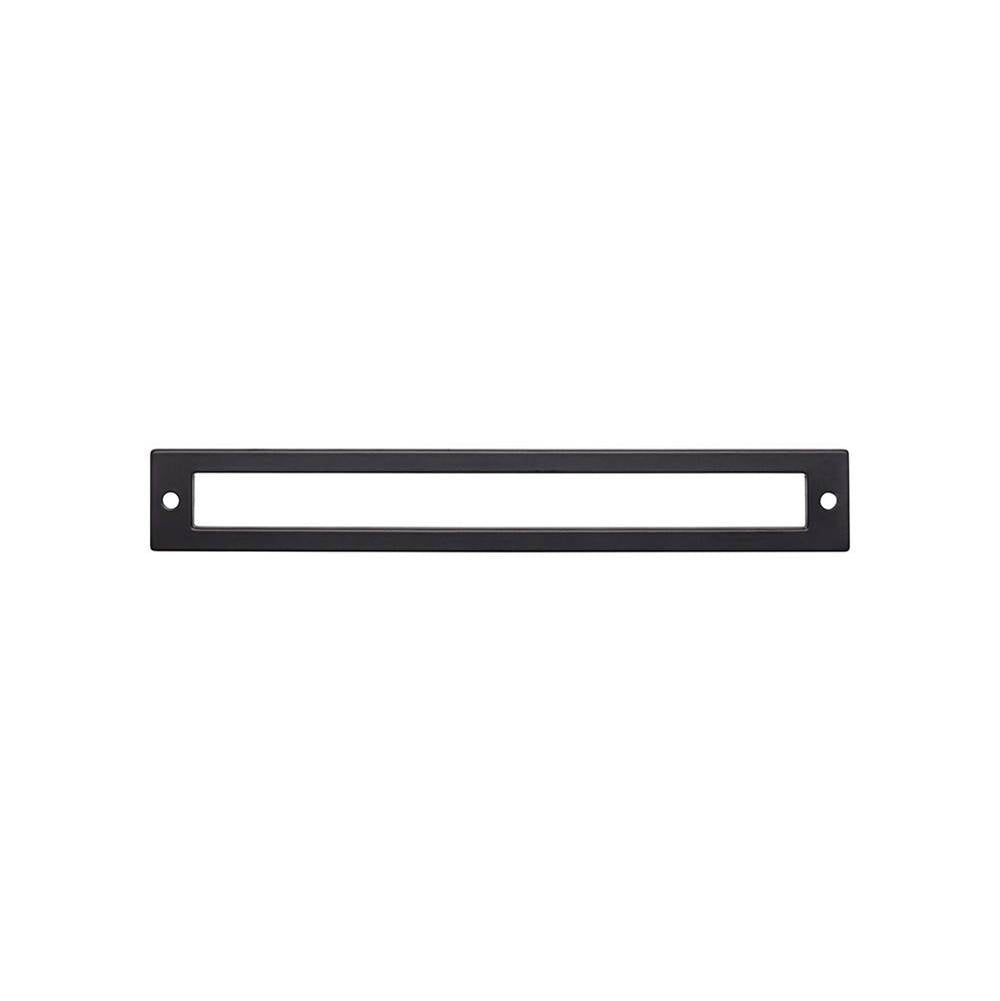 Top Knobs - Hollin Backplate 7 9/16 Inch Flat Black - Flat Black
