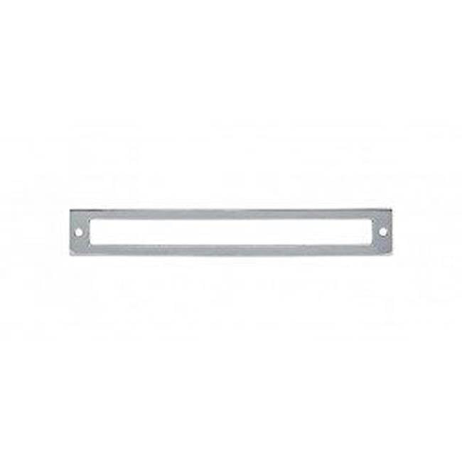 Top Knobs - Hollin Backplate 7 9/16 Inch Polished Chrome - Polished Chrome