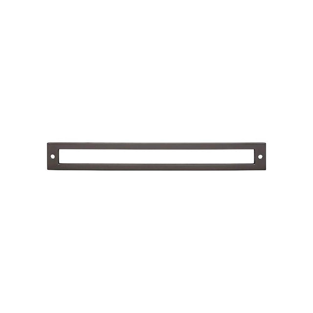Top Knobs - Hollin Backplate 8 13/16 Inch Ash Gray - Ash Gray