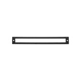 Top Knobs - Hollin Backplate 8 13/16 Inch Flat Black - Flat Black