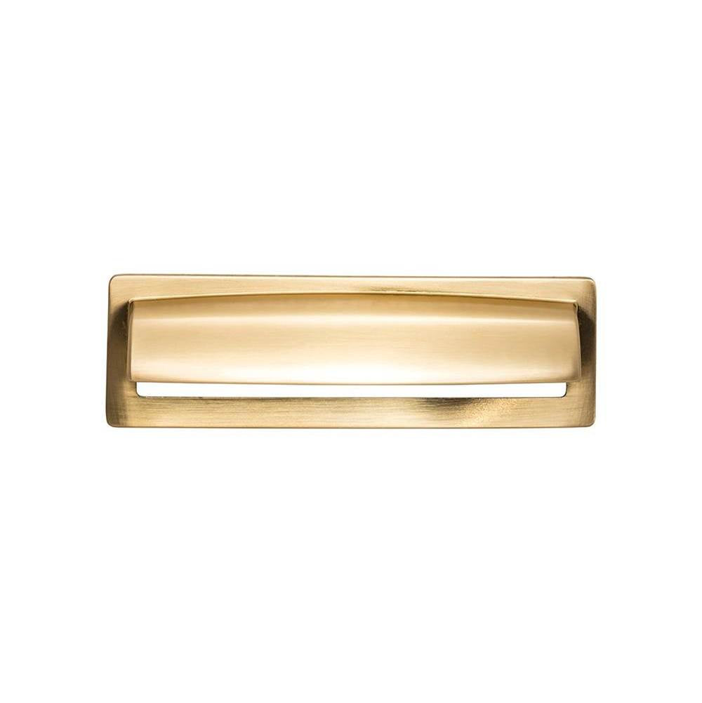 Top Knobs - Hollin Cup Pull 5 1/16 Inch (c-c) Honey Bronze - Honey Bronze