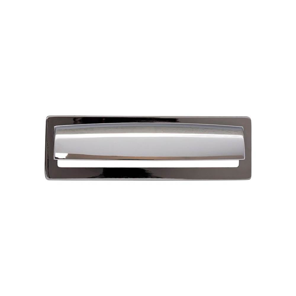 Top Knobs - Hollin Cup Pull 5 1/16 Inch (c-c) Polished Chrome - Polished Chrome