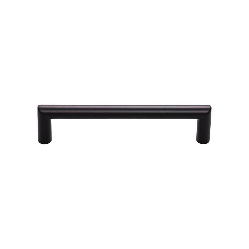 Top Knobs - Kinney Pull 5 1/16 Inch (c-c) Flat Black - Flat Black