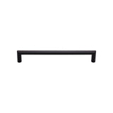 Top Knobs - Kinney Pull 7 9/16 Inch (c-c) Flat Black - Flat Black