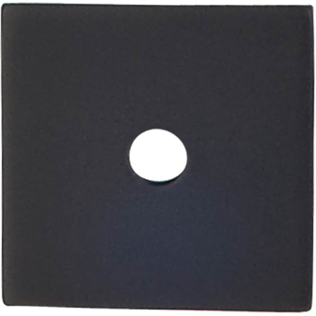 Top Knobs - Square Backplate 1 Inch Flat Black - Flat Black