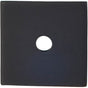 Top Knobs - Square Backplate 1 Inch Flat Black - Flat Black