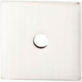 Top Knobs - Square Backplate 1 Inch Brushed Satin Nickel - Brushed Satin Nickel