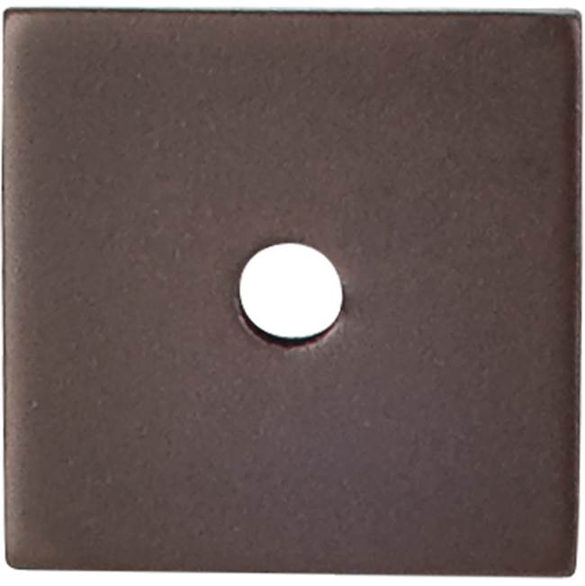 Top Knobs - Square Backplate 1 Inch Oil Rubbed Bronze - Oil Rubbed Bronze