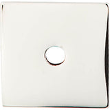 Top Knobs - Square Backplate 1 Inch Polished Nickel - Polished Nickel