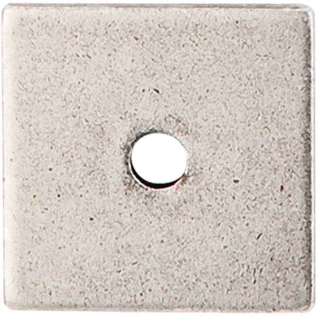 Top Knobs - Square Backplate 1 Inch Pewter Antique - Pewter Antique