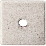 Top Knobs - Square Backplate 1 Inch Pewter Antique - Pewter Antique