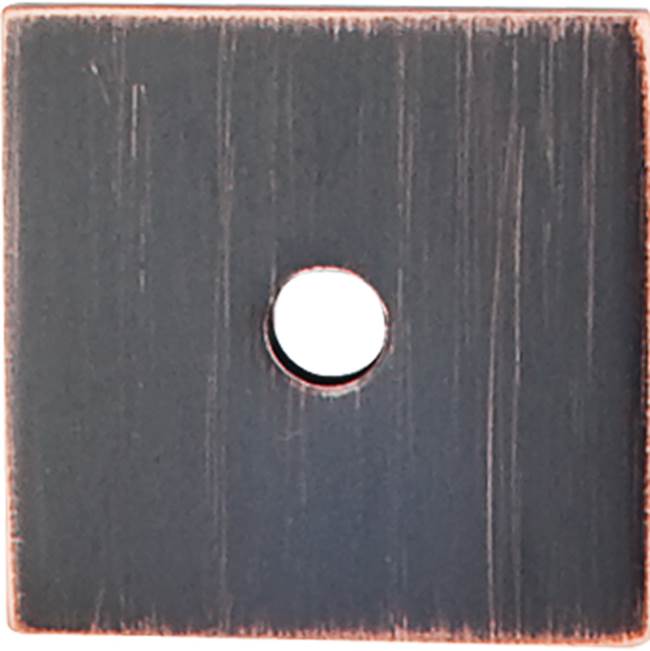 Top Knobs - Square Backplate 1 Inch Tuscan Bronze - Tuscan Bronze