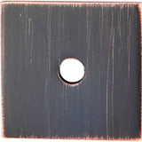 Top Knobs - Square Backplate 1 Inch Tuscan Bronze - Tuscan Bronze