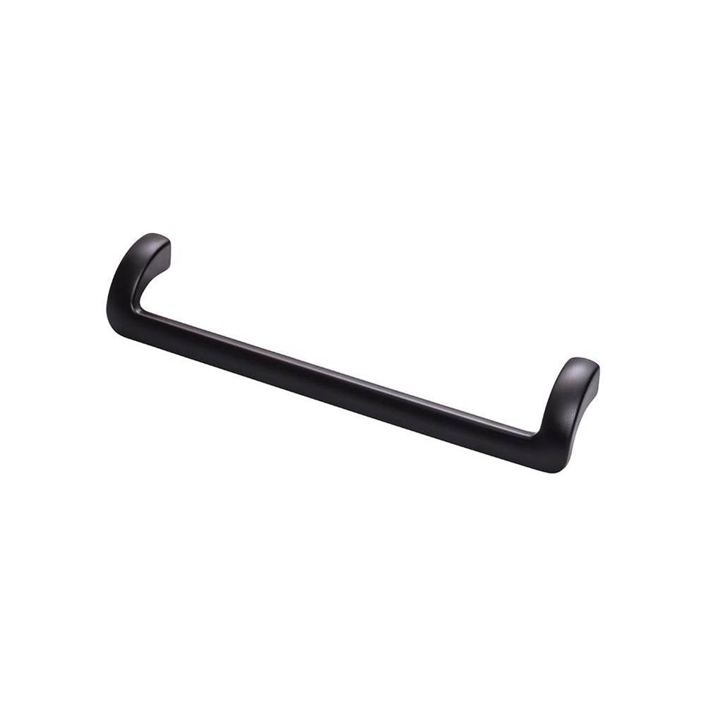 Top Knobs - Kentfield Pull 7 9/16 Inch (c-c) Flat Black - Flat Black