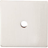 Top Knobs - Square Backplate 1 1/4 Inch Brushed Satin Nickel - Brushed Satin Nickel