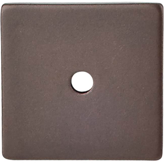 Top Knobs - Square Backplate 1 1/4 Inch Oil Rubbed Bronze - Oil Rubbed Bronze