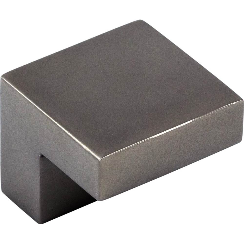 Top Knobs - Square Knob 5/8 Inch (c-c) Ash Gray - Ash Gray