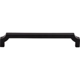 Top Knobs - Davenport Pull 6 5/16 Inch (c-c) Flat Black - Flat Black