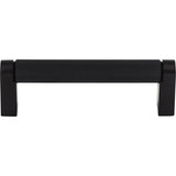 Top Knobs - Amwell Bar Pull 3 3/4 Inch (c-c) Flat Black - Flat Black
