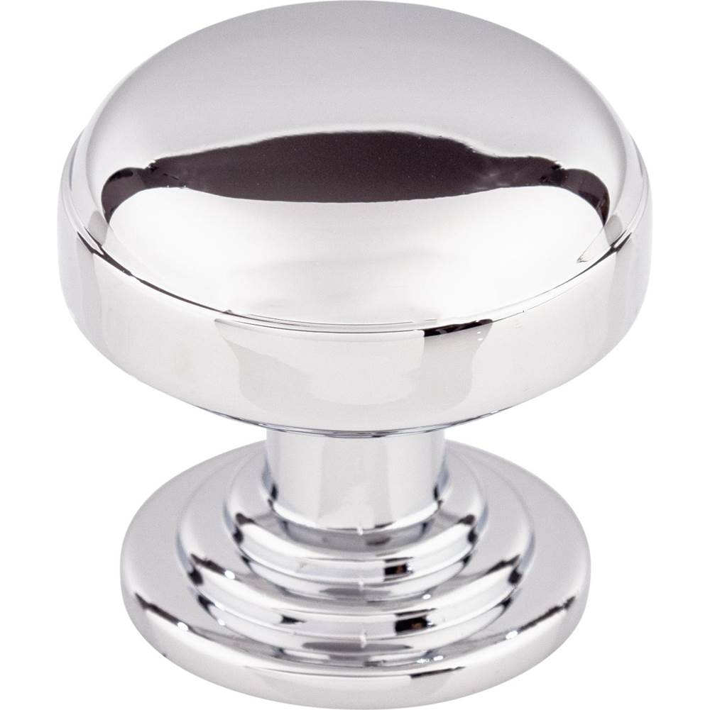 Top Knobs - Ellis Knob 1 1/4 Inch Polished Chrome - Polished Chrome