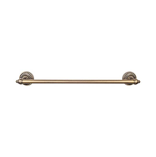 Top Knobs - Tuscany Bath Towel Bar 18 Inch Single German Bronze - German Bronze