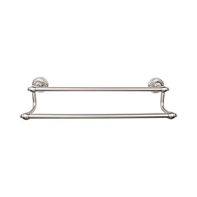 Top Knobs - Tuscany Bath Towel Bar 18 Inch Double Brushed Satin Nickel - Brushed Satin Nickel