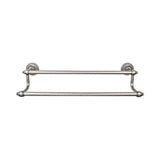 Top Knobs - Tuscany Bath Towel Bar 18 Inch Double Antique Pewter - Pewter Antique