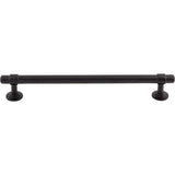 Top Knobs - Ellis Pull 7 9/16 Inch (c-c) Flat Black - Flat Black