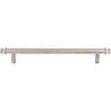 Top Knobs - Julian Pull 6 5/16 Inch (c-c) Brushed Satin Nickel - Brushed Satin Nickel