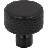 Top Knobs - Garrison Knob 1 1/4 Inch Flat Black - Flat Black