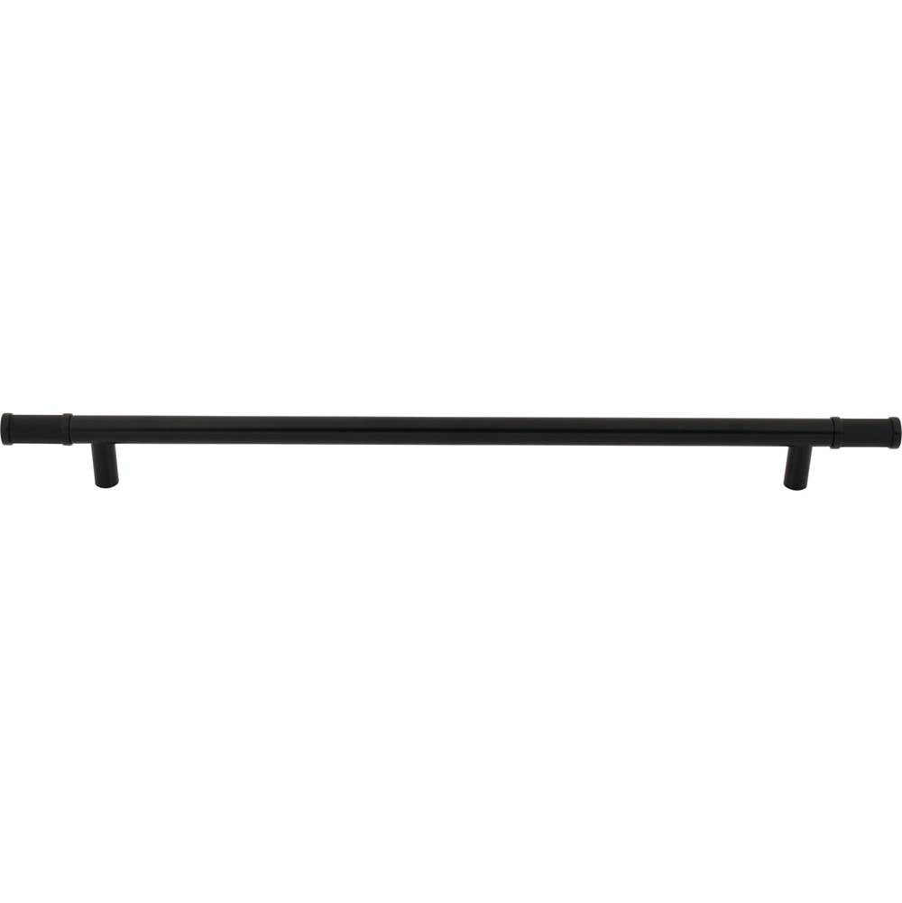Top Knobs - Burnham Appliance Pull 18 Inch (c-c) Flat Black - Flat Black