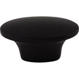 Top Knobs - Dakota Oval Knob 1 1/2 Inch Flat Black - Flat Black