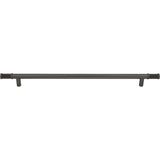 Top Knobs - Burnham Appliance Pull 18 Inch (c-c) Ash Gray - Ash Gray