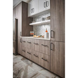 Tapered Bar Pull 5 1/16 Inch (c-c) Brushed Satin Nickel