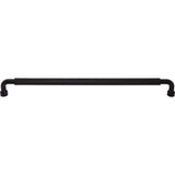 Top Knobs - Garrison Appliance Pull 18 Inch (c-c) Flat Black - Flat Black