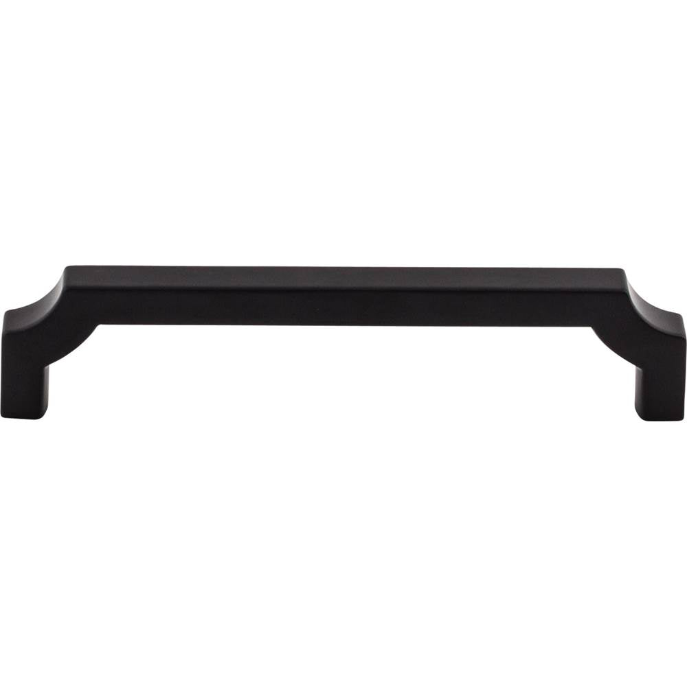 Top Knobs - Davenport Pull 5 1/16 Inch (c-c) Flat Black - Flat Black