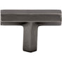Top Knobs - Lydia T Shape Knob 1 3/4 Inch Ash Gray - Ash Gray