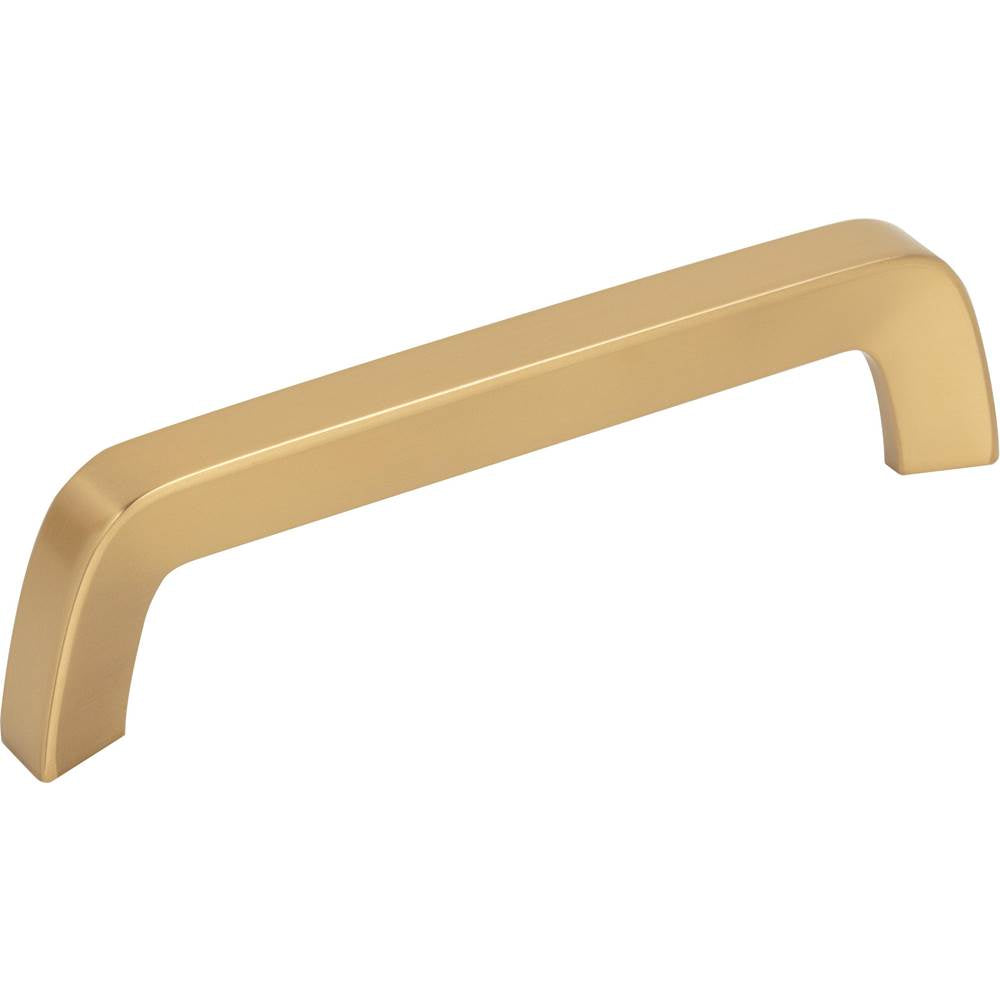 Tapered Bar Pull 5 1/16 Inch (c-c) Brushed Satin Nickel
