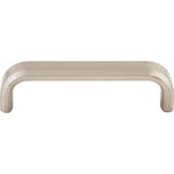 Top Knobs - Telfair Pull 3 3/4 Inch (c-c) Brushed Satin Nickel - Brushed Satin Nickel