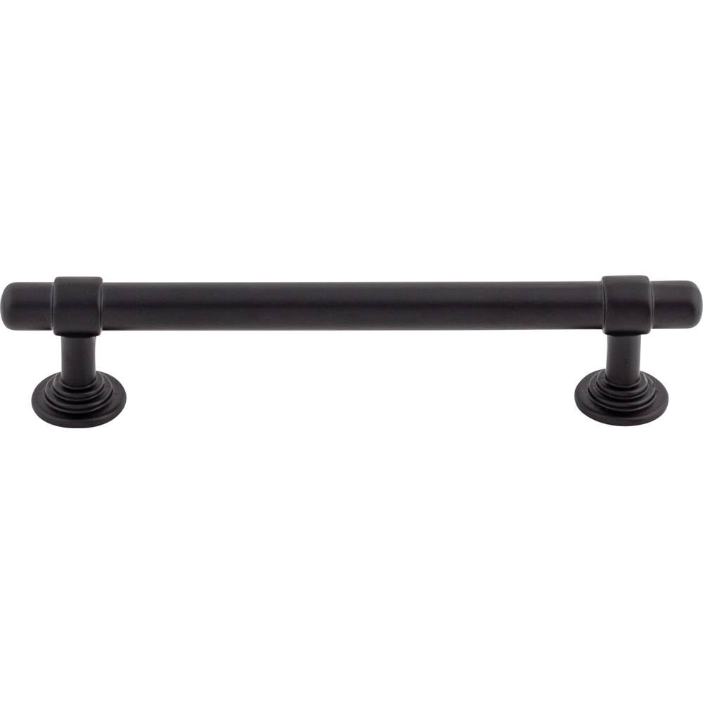 Top Knobs - Ellis Pull 5 1/16 Inch (c-c) Flat Black - Flat Black