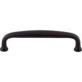 Top Knobs - Charlotte Pull 4 Inch (c-c) Flat Black - Flat Black