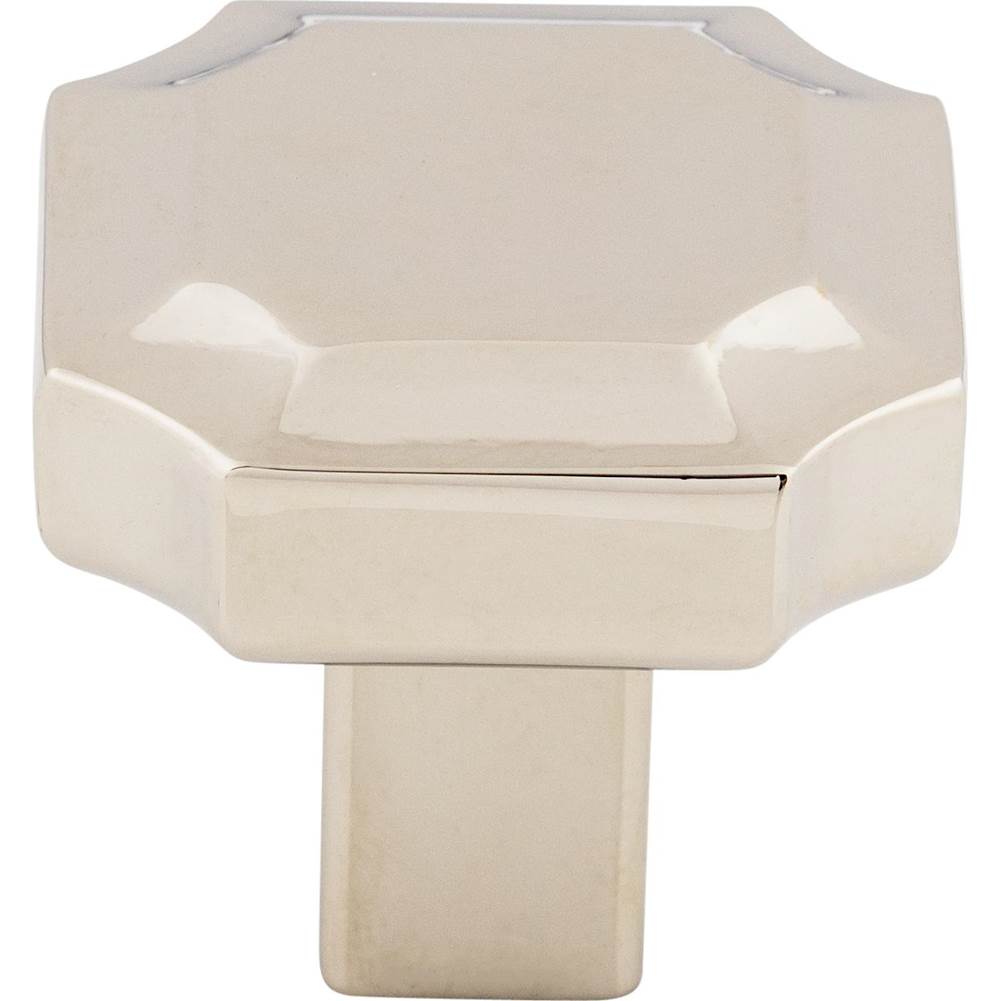 Top Knobs - Davenport Knob 1 1/4 Inch Polished Nickel - Polished Nickel