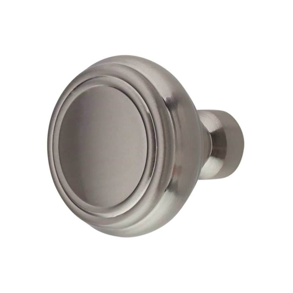 Top Knobs - Brixton Rimmed Knob 1 1/4 Inch Brushed Satin Nickel - Brushed Satin Nickel