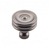 Top Knobs - Brixton Ridged Knob 1 1/4 Inch Ash Gray - Ash Gray