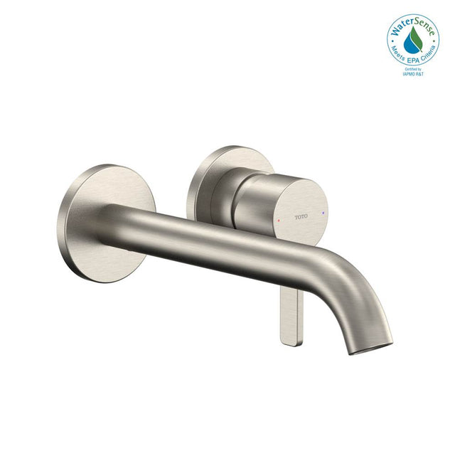 TOTO - Toto Gf 1.2 Gpm Wall-Mount Single-Handle Long Bathroom Faucet With Comfort Glide Technology, Brushed Nickel - Brushed Nickel