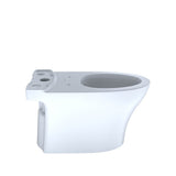 Aquia IV Elongated Universal Height Skirted Toilet Bowl with CEFIONTECT, Cotton White