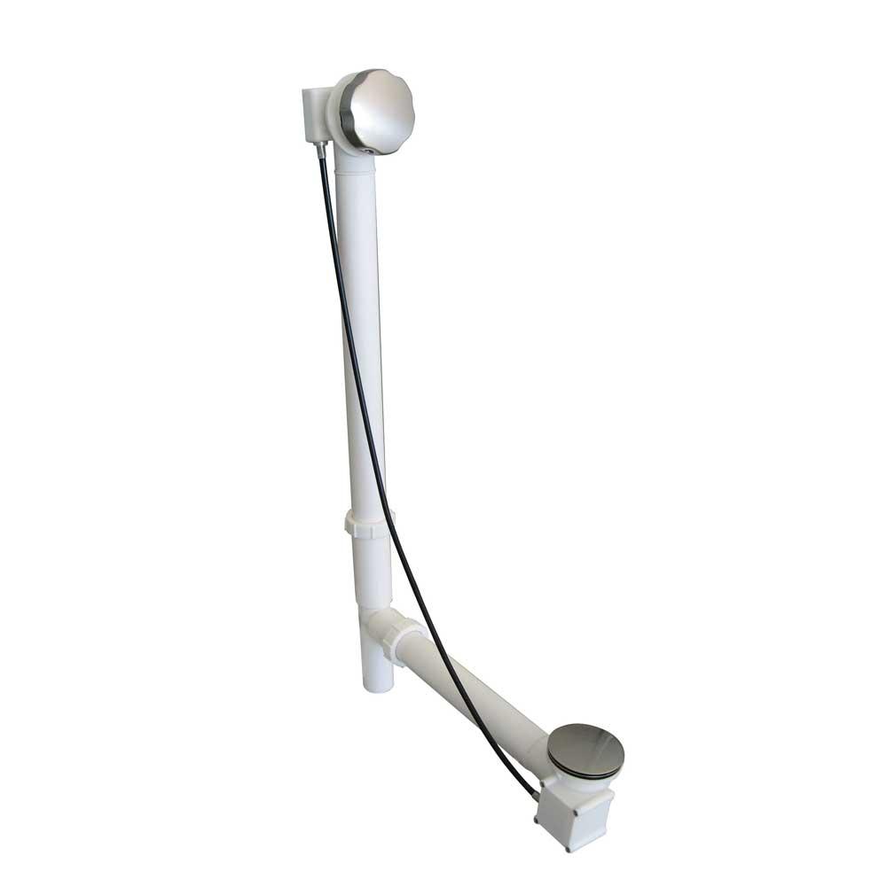 TOTO - Bath Drain, White Tubular Polished Nickel - Polished Nickel