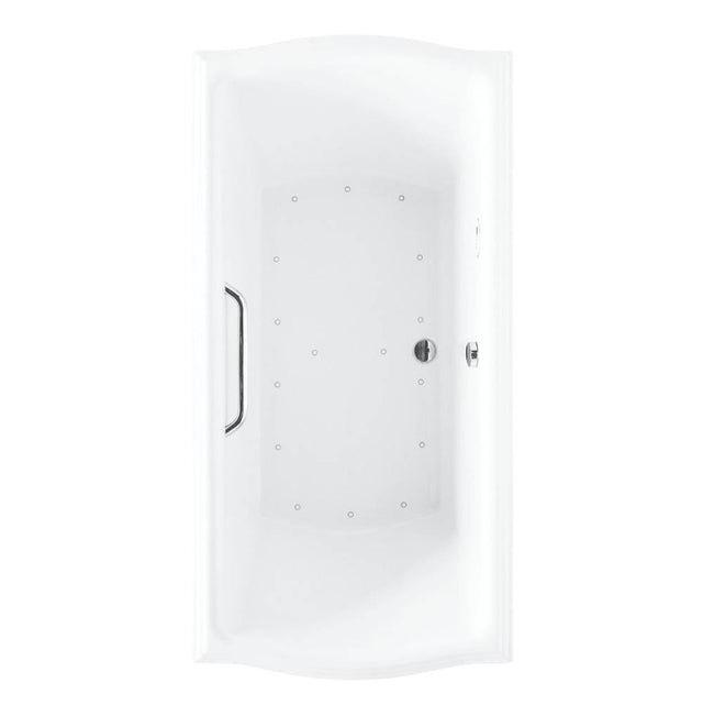 TOTO - Acrylic Airbath Clayton 6032 Cotton Bn Grab Bar L Blower - Cotton